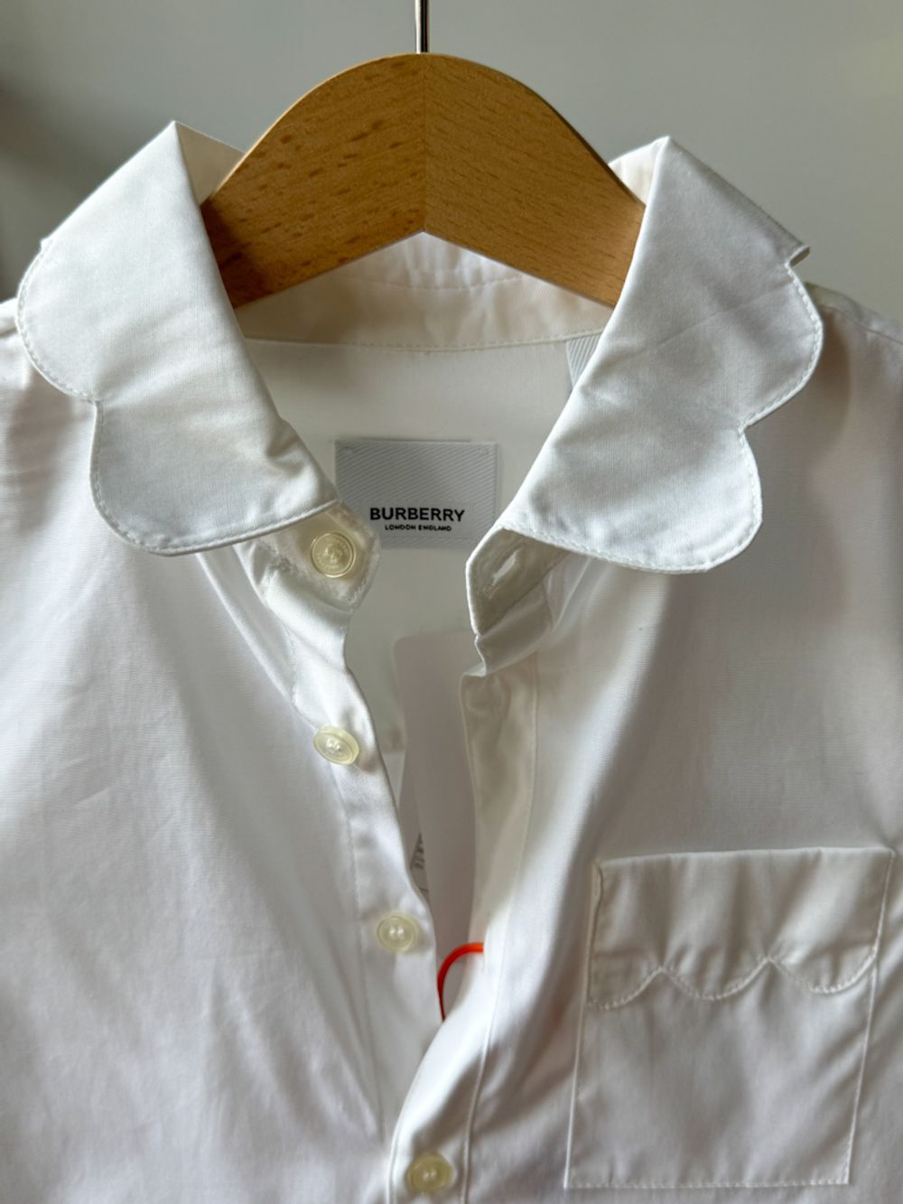 Новая хлопковая блуза Burberry, 128