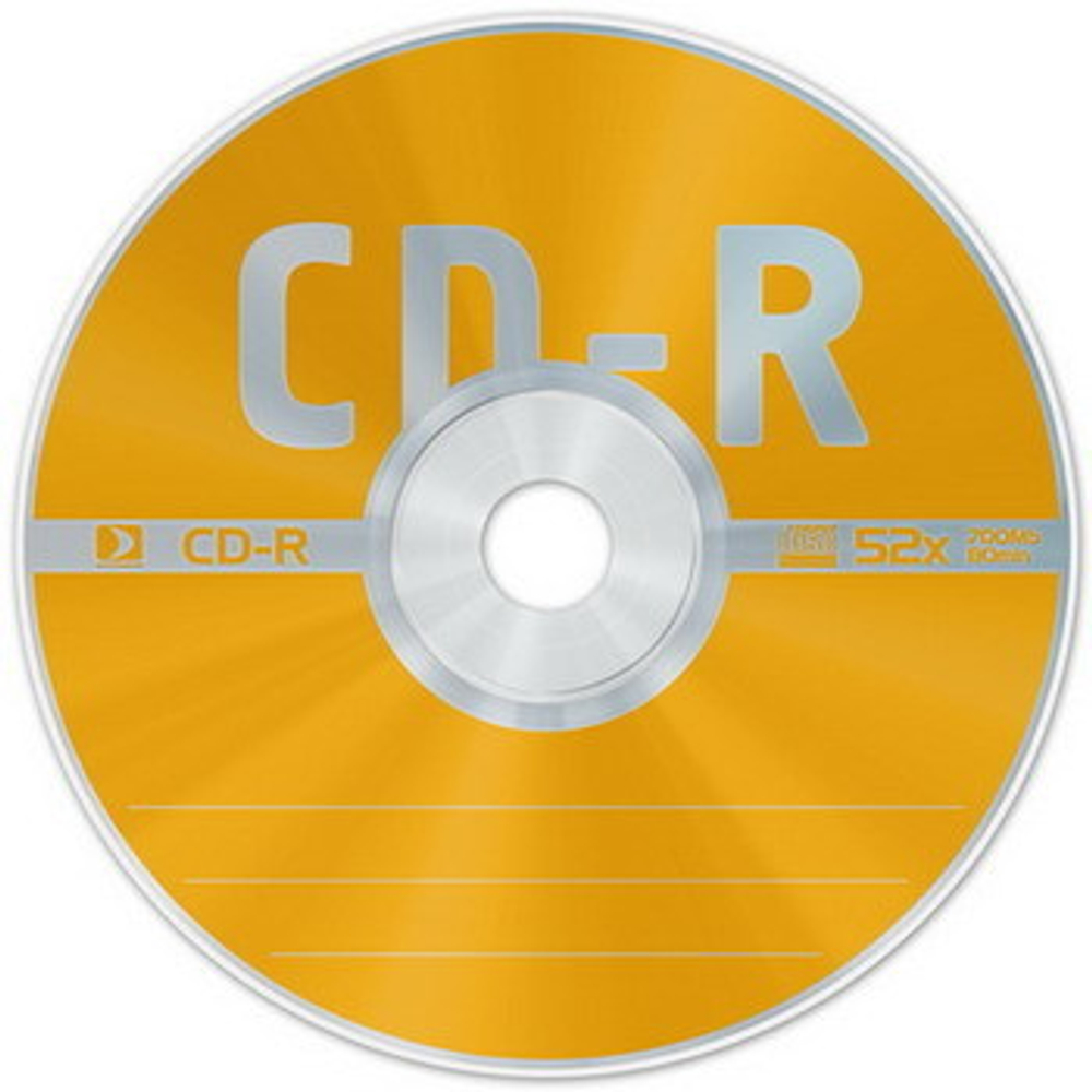 Компакт Диск DATA-стандарт CD-R 52х упаковка пластик Slim