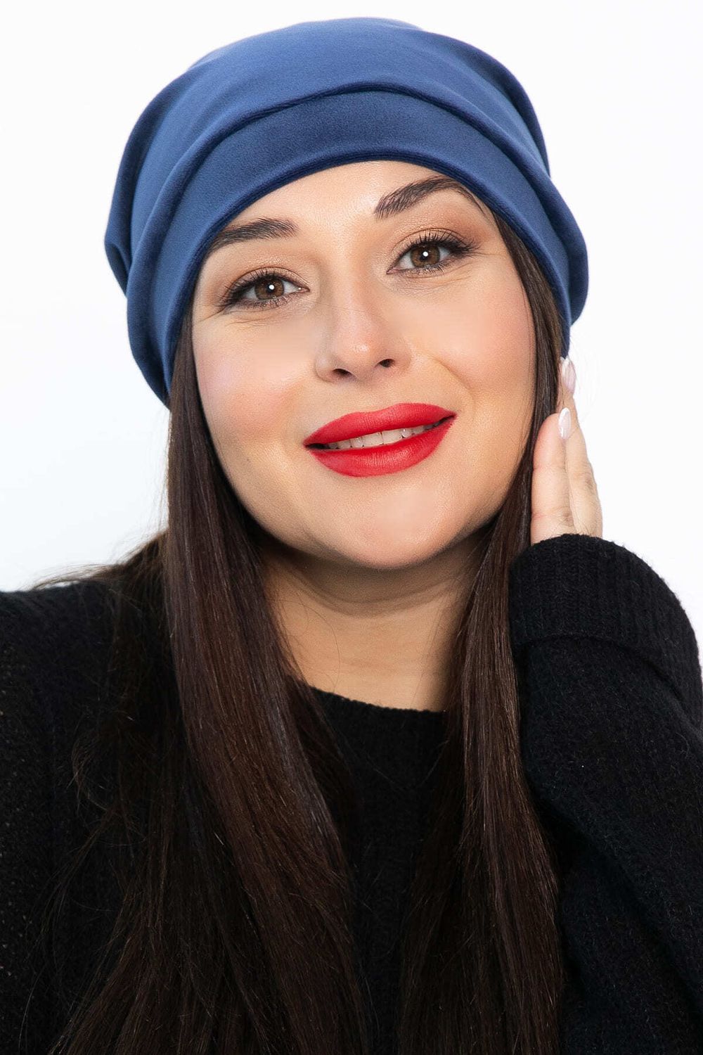 Чалма с бантом (синяя) ЧБ5-23М LT Collection