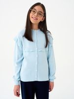 Кардиган для девочки AT1423 голубой