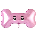 Шар Фольгированный Косточка розовая (Розовый)