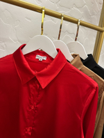 Рубашка шелк КРАСНЫЙ