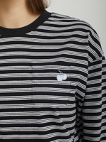 Женский Лонгслив Cherry Stripe Pocket