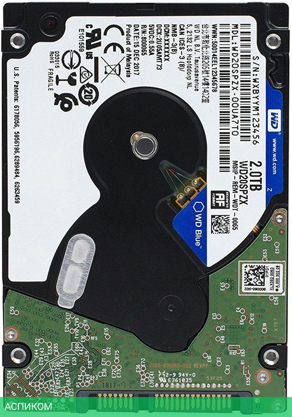 Жесткий диск WD 2TB WD20SPZX