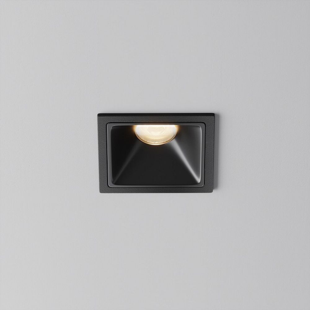 Встраиваемый светильник Maytoni Alfa LED DL043-01-10W3K-SQ-B-1