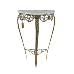 Bello De Bronze Консоль Мейа Луа, золото