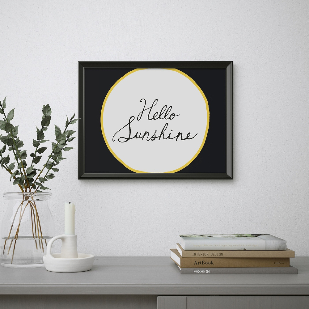IKEA BILD  (ИКЕА БИЛД)  -  Плакат, Hello, 40x30 см