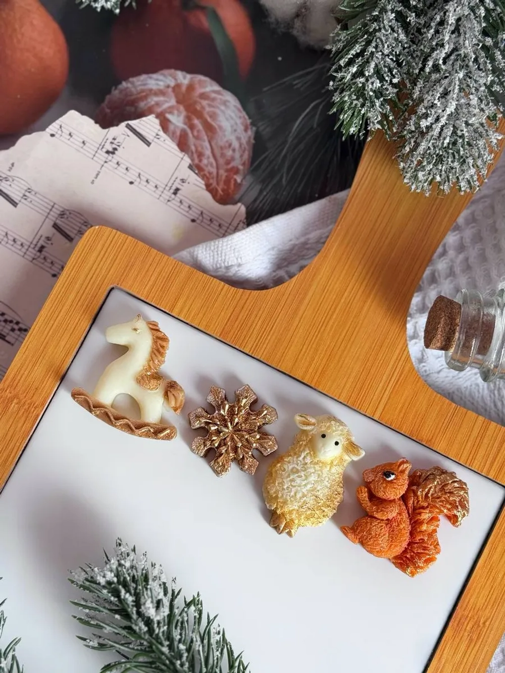 Силиконовая форма новогодние миниатюры