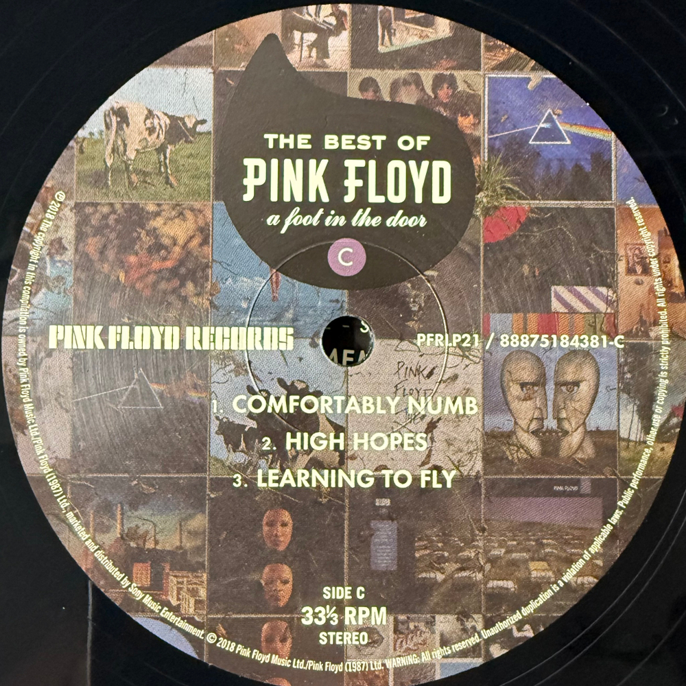 Pink Floyd ‎– A Foot In The Door - The Best Of Pink Floyd 2LP (США 2018г.)