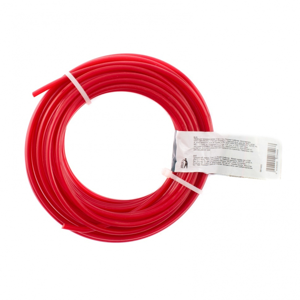 Леска для триммера круглая, 3.0 мм х 10 м, Россия Сибртех