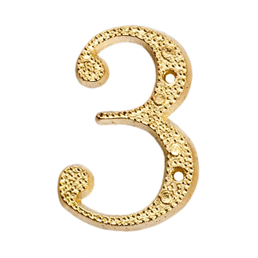 НОМЕР ДВЕРНОЙ ELEMENT 3 ЗОЛОТО