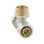 Тройник МП латунь никель обжим Дн 20х3/4"х20 НР ГОСТ 32415-2013 7014 Aquasfera 7014-02