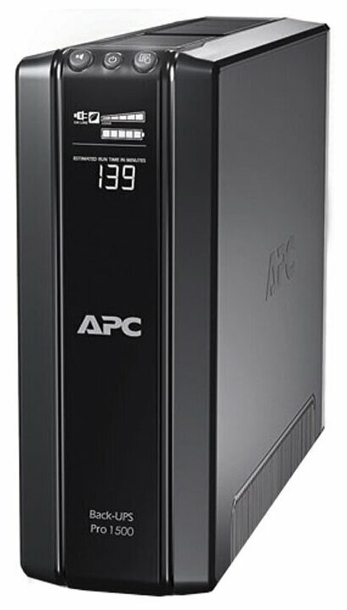 Интерактивный ИБП APC by Schneider Electric Back-UPS Pro BR1500G-RS черный 865 Вт