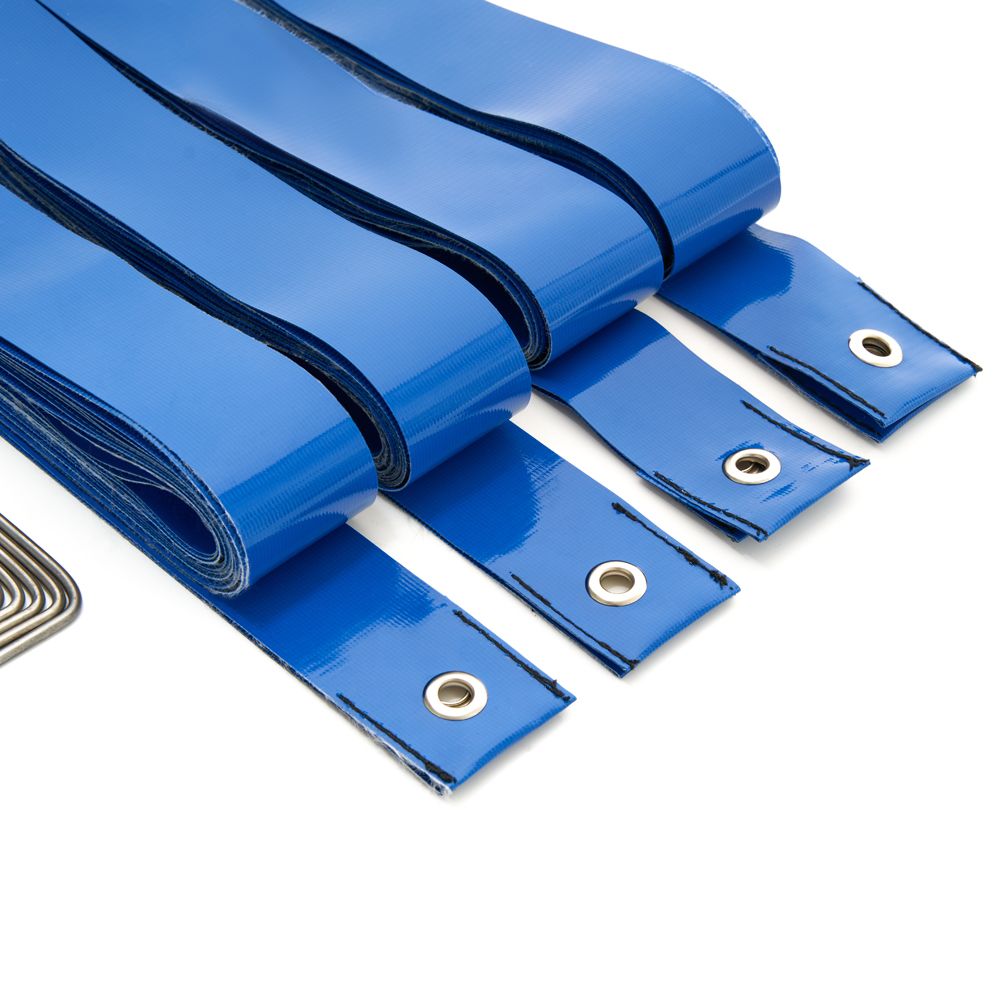 Компл. для разметки площ. для пляж. вол., FS-R-№05, ленты ПВХ,шир.5см,8х16м,6 мет.колышка, синий