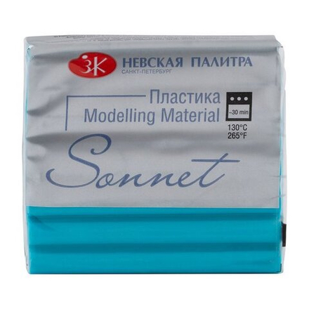 Пластика "Sonnet" аквамарин,брус 56 гр.