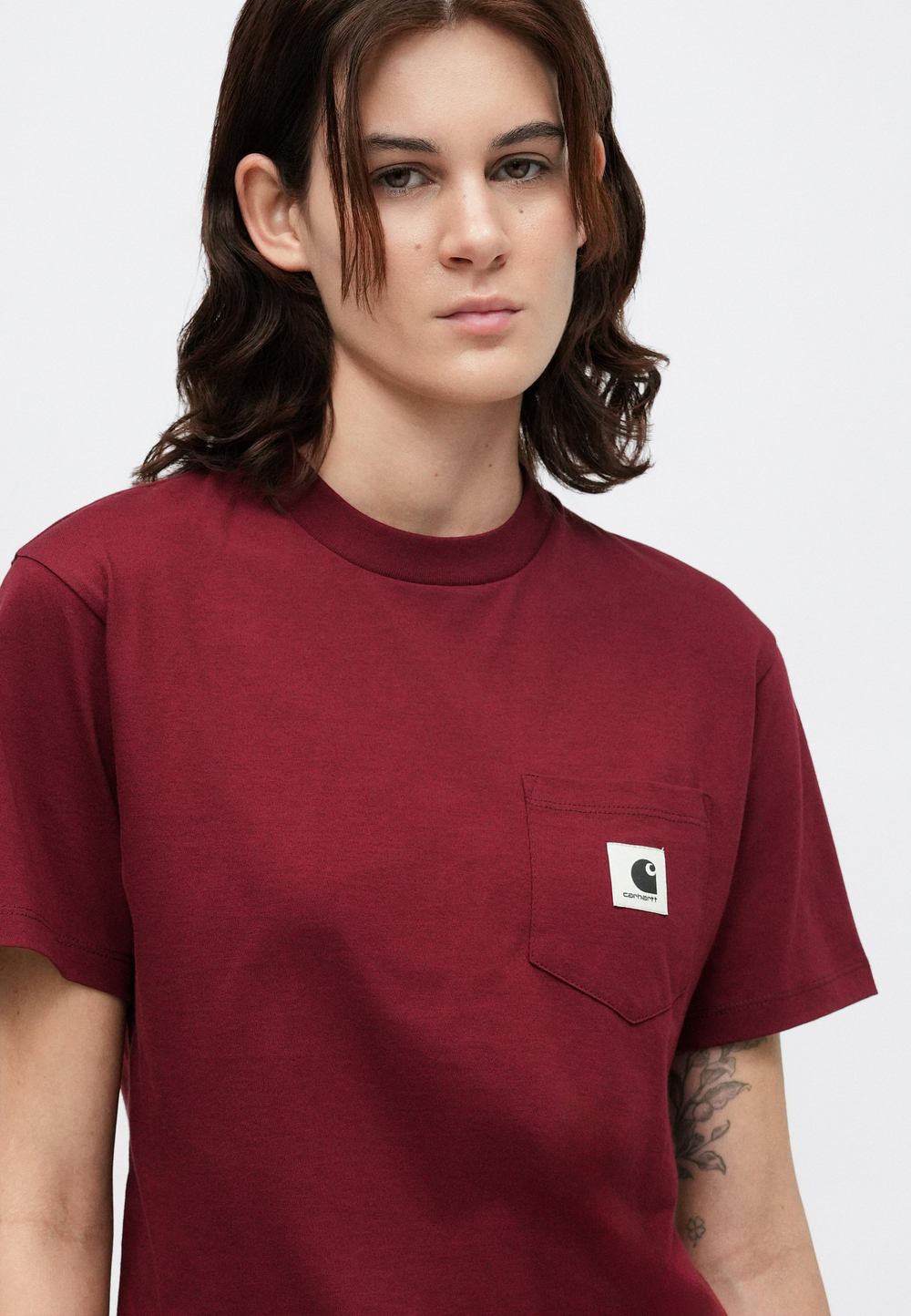 Carhartt WIP Базовая футболка - Красный