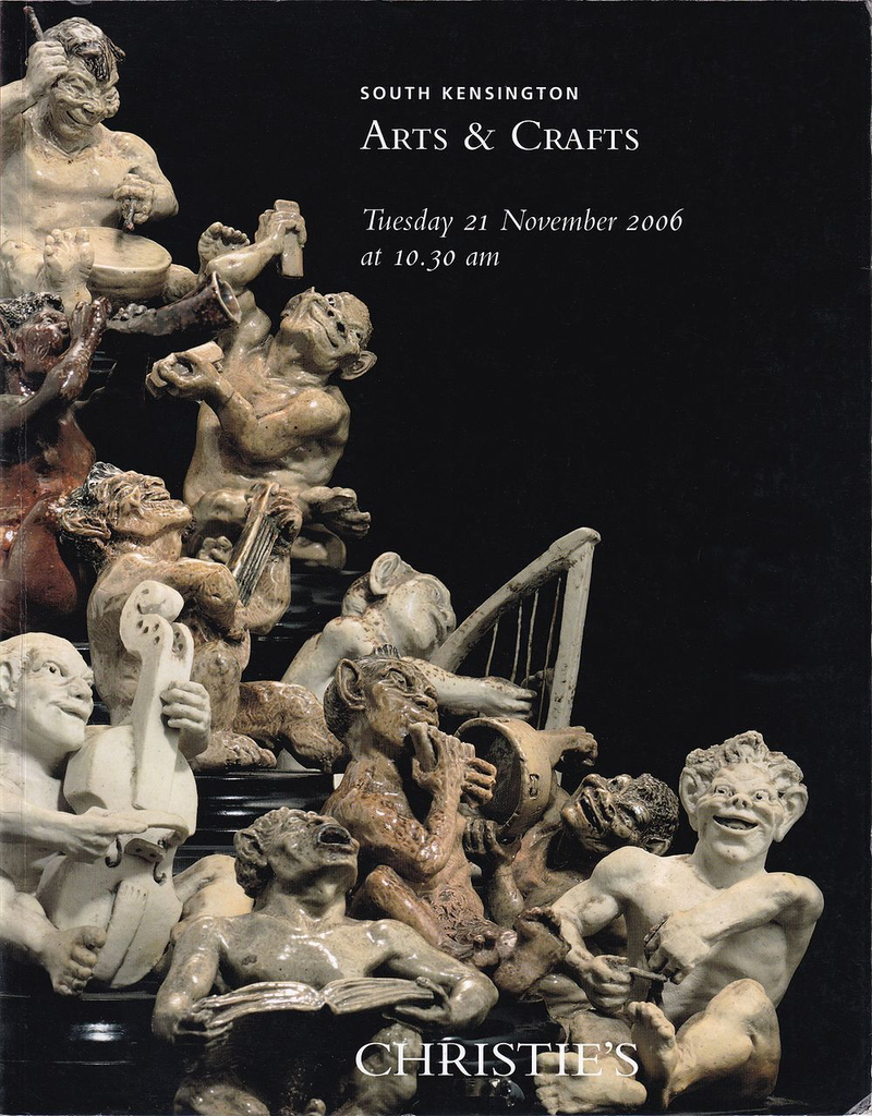 Каталог аукциона Christie's, Лондон, Искусства и ремёсла от 21 ноября 2006 года