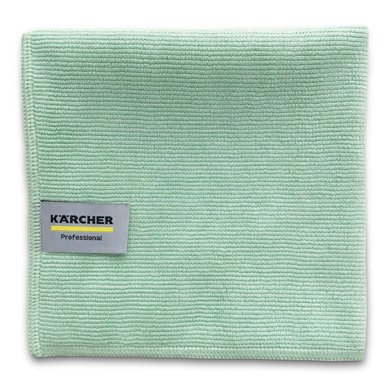 Микроволоконные салфетки Advanced, зеленые, 32x32 см, 10 шт.