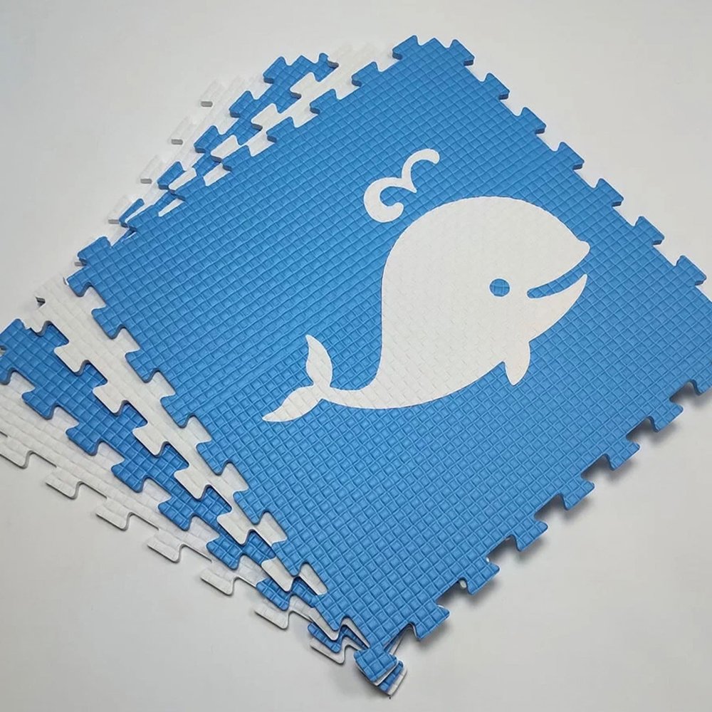 Мягкий пол "Моряк" 500x500x10 мм 45 шор