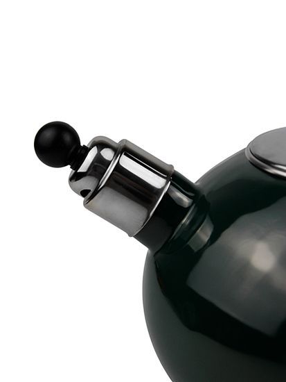 Чайник 2,5 л. эмалированный со свистком Kamille KM 1039D с черной бакелитовой ручкой