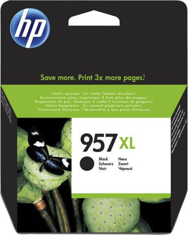 HP 957XL Подлинный Экстра (супер) высокая емкость Черный L0R40AE#301