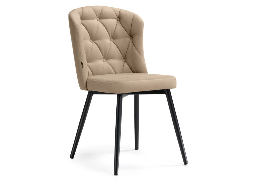 Стул на металлокаркасе Алиссум velutto 05 / черный