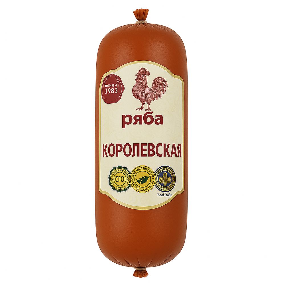 Колбаса Королевская с сыром Ряба 560 гр