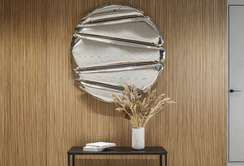 Настенный декор Brano Отражение 8, Ø120 см, полированная сталь