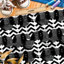 Ткань премиум флис полосатый мир