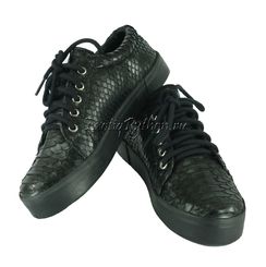 Кеды из кожи питона SH-84