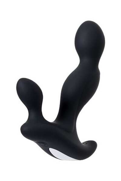 Черный вибромассажер простаты Vela - 12 см. (Цвет: черный)