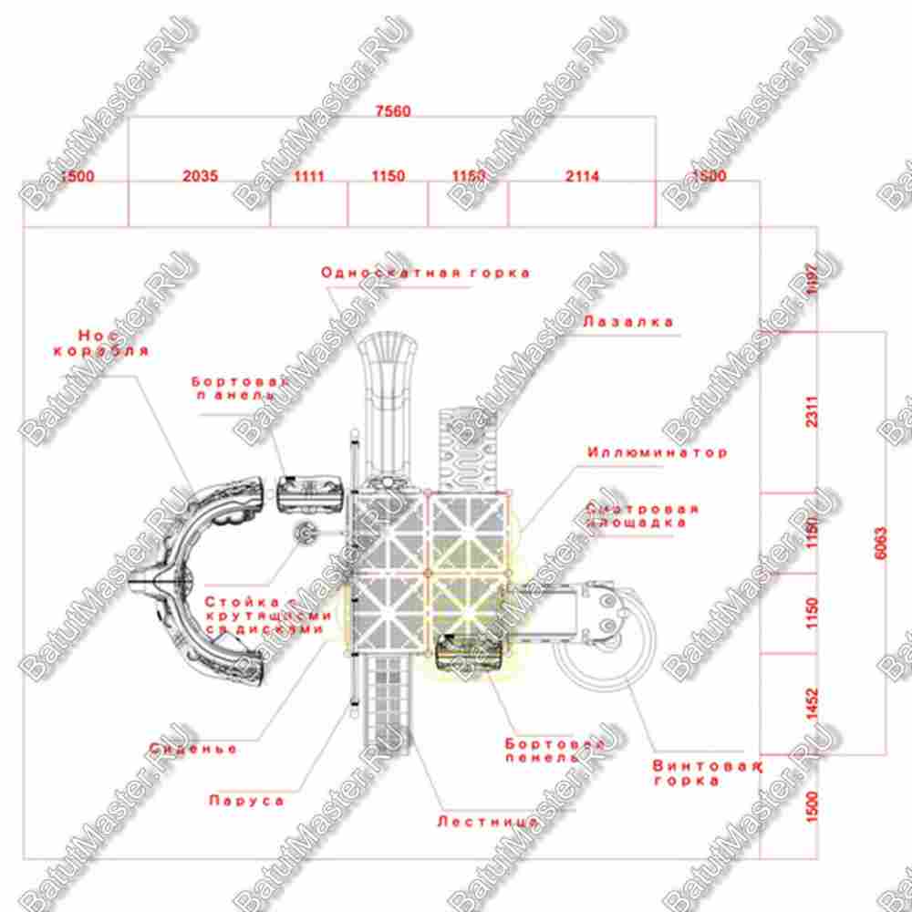 Детская игровая площадка «Черная жемчужина»