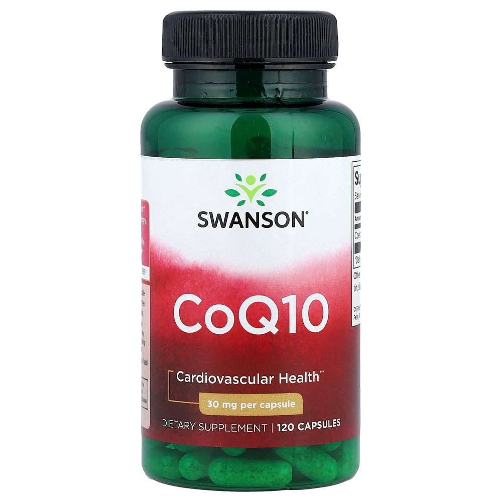 Swanson, CoQ10, 30 мг, 120 капсул