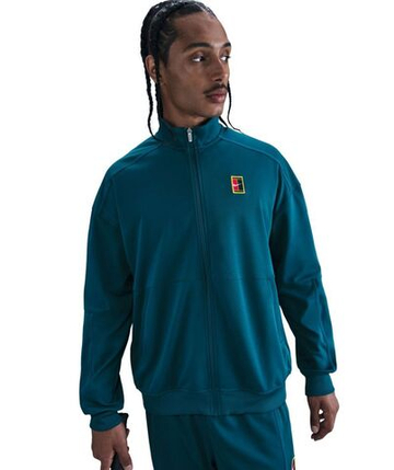 Мужская теннисная кофта Nike Court Heritage Tennis - blue force/blue force