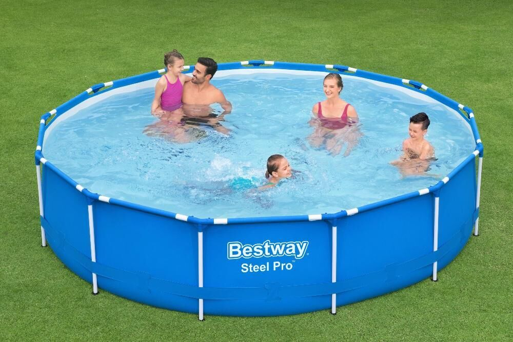 Каркасный бассейн Bestway Steel Pro 5612E (396х84, карт. фильтр)