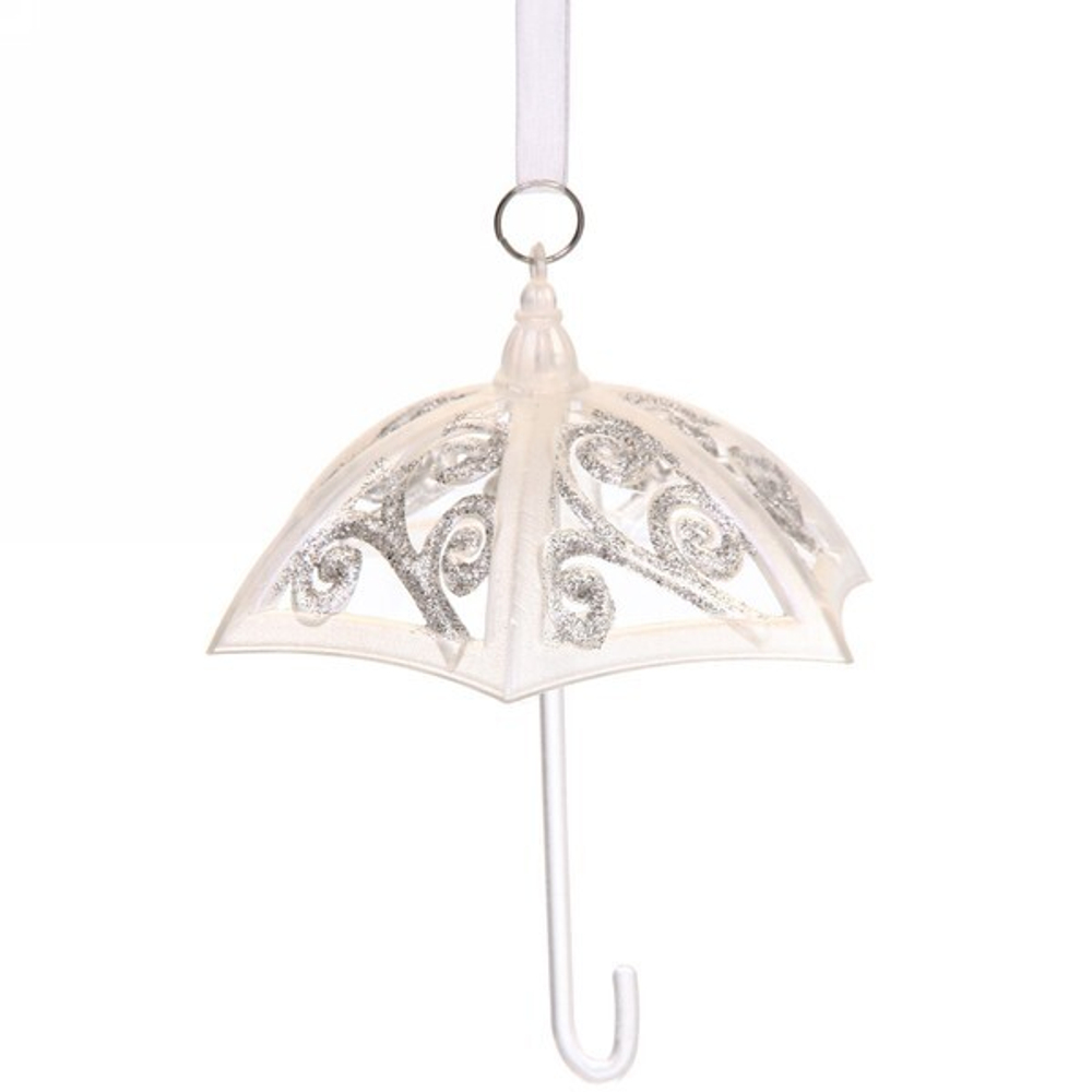 Подвеска «Зонтик» 11 см, белый