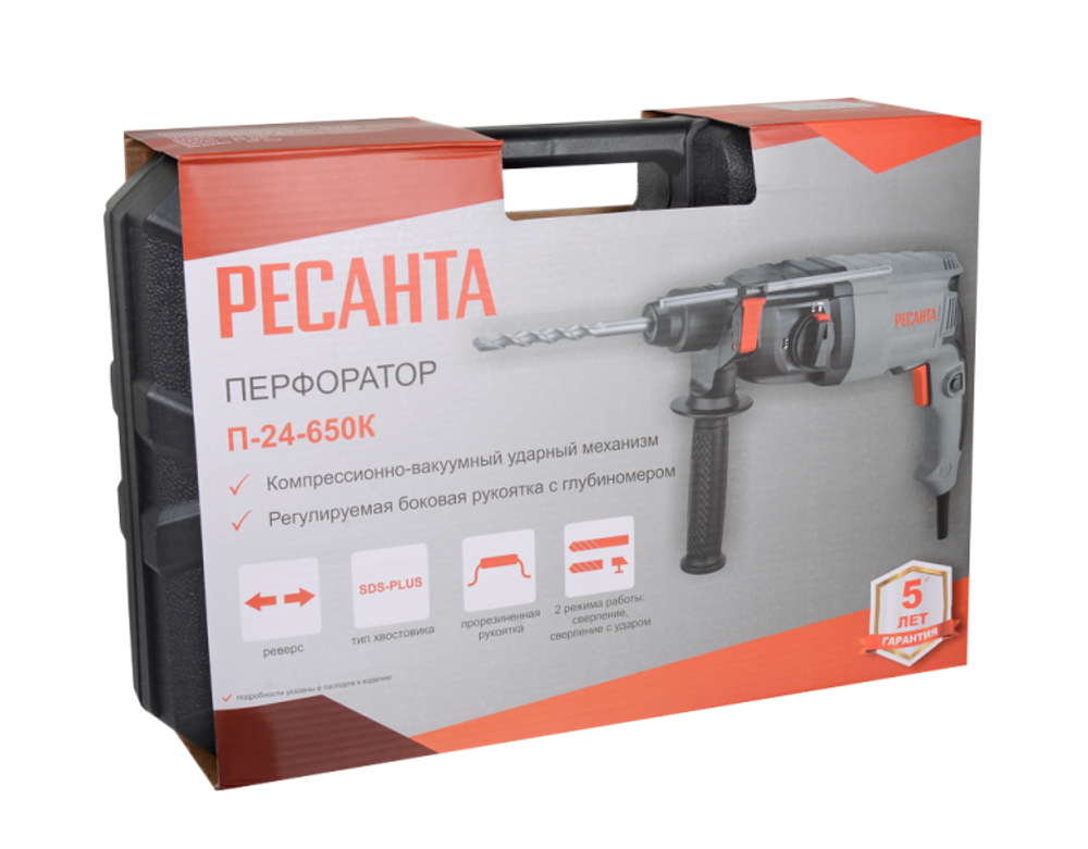Перфоратор Ресанта П-24-650К