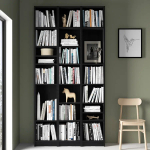 Книжный шкаф -  BILLY IKEA/ БИЛЛИ ИКЕА,120х28х237 см, черный