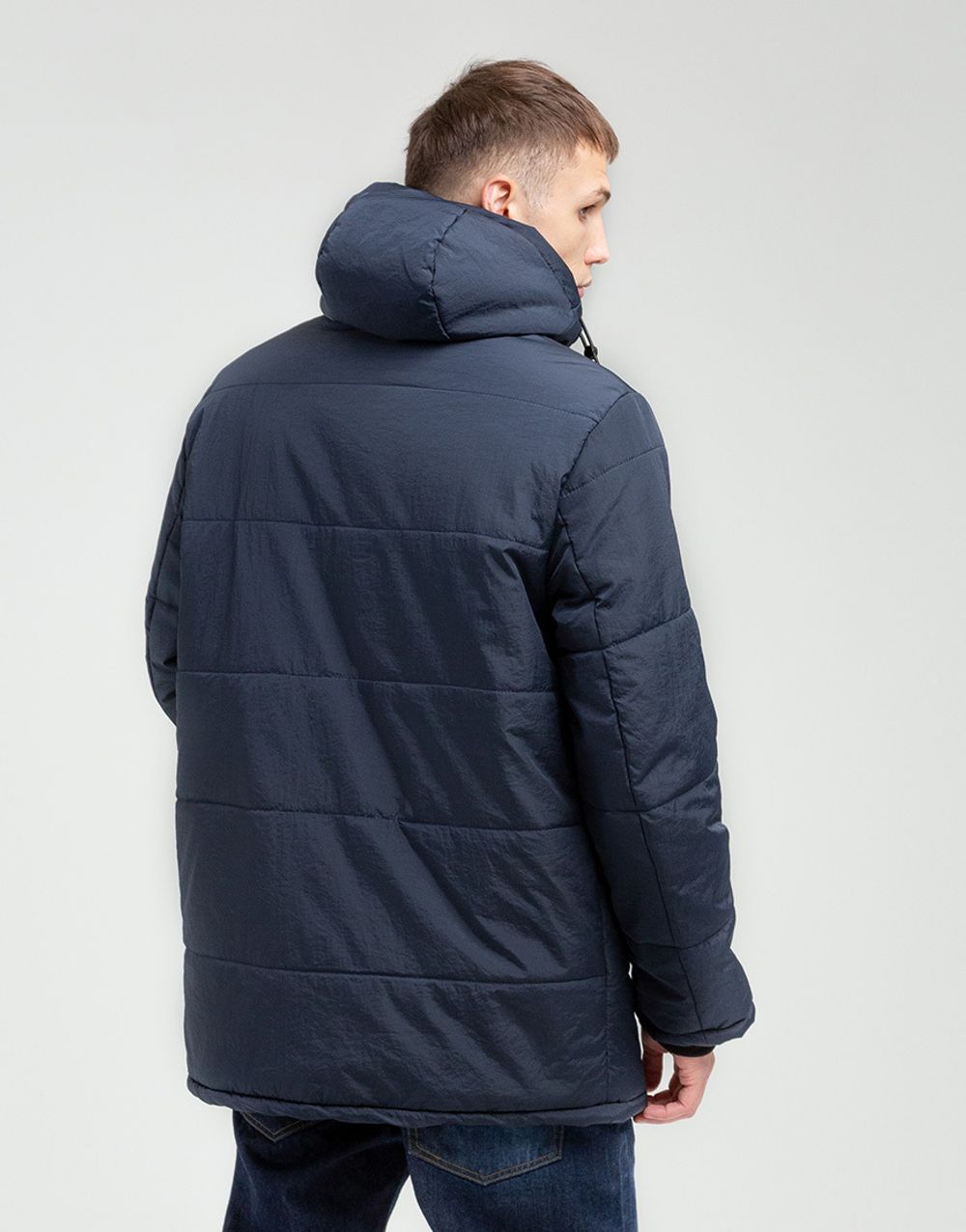 Куртка We Don’t Care Long Puffer Jacket Navy