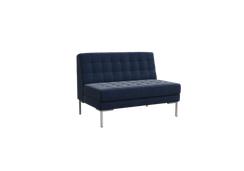 Forest Диван без подлокотников двухместный FR-D-02 Kardif 028/Металл Серый 1180*800*840