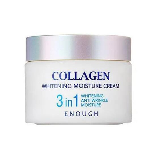 Крем для лица увлажняющий с коллагеном  Enough Collagen Whitening Moisture Cream 3 in 1