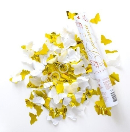 AC 30см Пневмохлопушка Бабочки, бумага /фольга