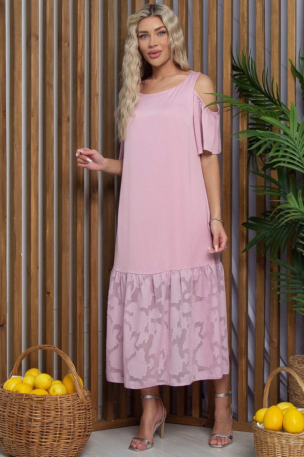 Платье Разбивая сердца (розовое) П13349-7М LT Collection