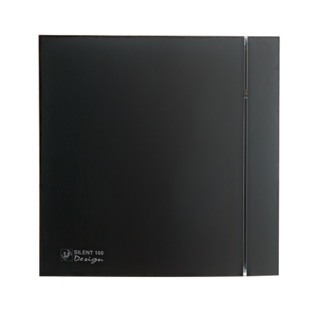Вентилятор Soler & Palau Silent Design 100 CRZ Matt Black 4C (таймер)