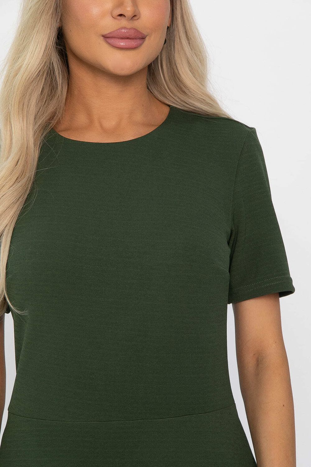 Платье трикотажное Парижанка (зеленое) П14415-10М LT Collection