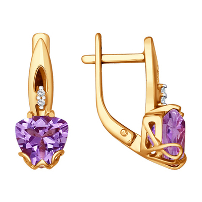 Серьги Au 585 (723920)