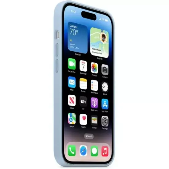 Чехол Apple MagSafe для iPhone 14 Pro Max, силикон, «голубой»