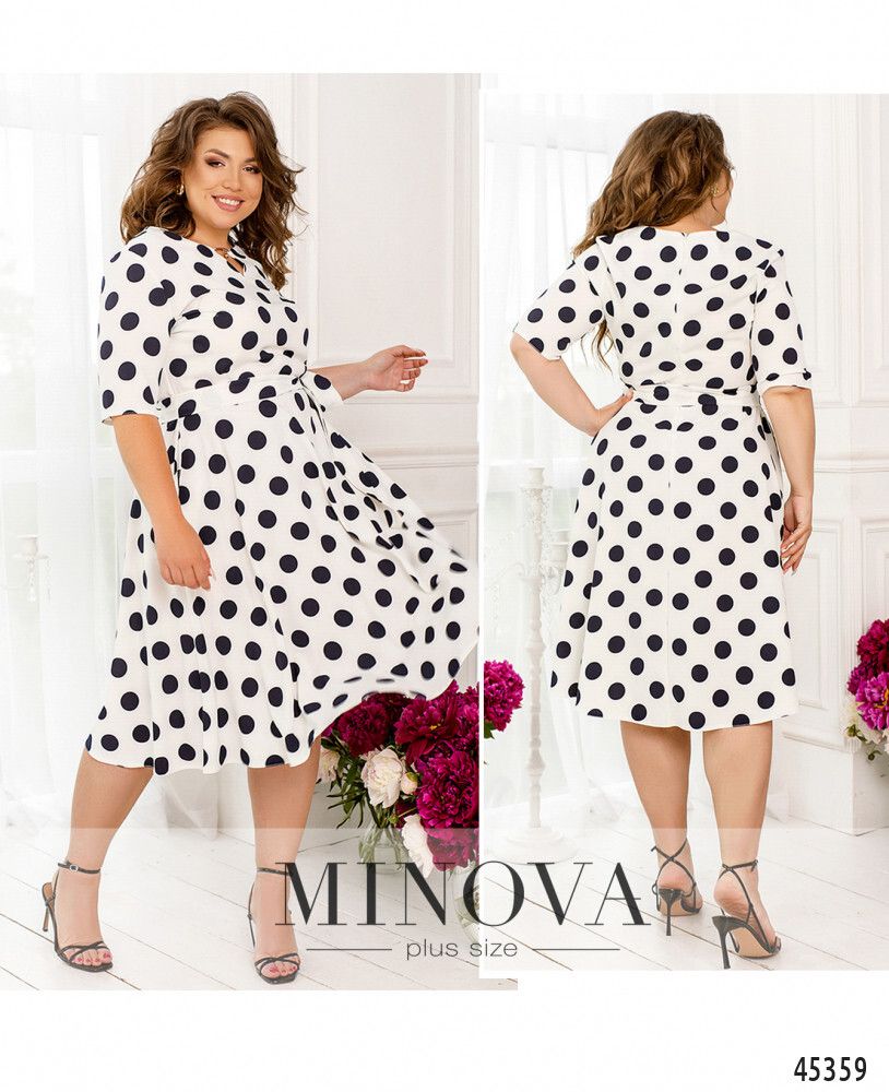 Платье 19-14-Белый Minova