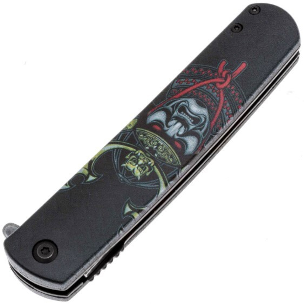 Нож складной туристический Ganzo G626-BS черный самурай