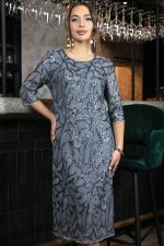 Платье Объятие ночи (серое) П11563 LT Collection